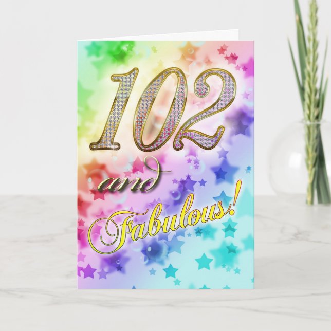 Convite 102nd Birthday party Invitation (Frente)