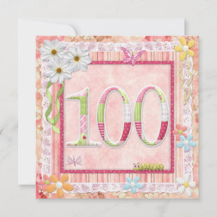 Convite 105.o estilo de remoção de festas de aniversári