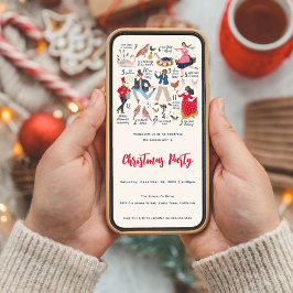 Convite 12 dias de festa tradicional de Natal