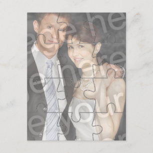 Convite 12pc Foto personalizada "Mock" Quebra-cabeça Conv