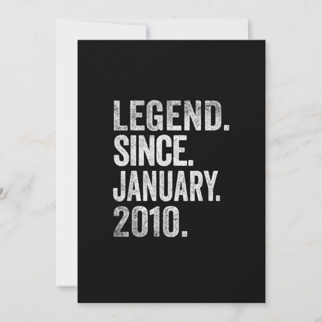 Convite 13 Birthday Boys 13 Anos Legenda Desde Janua (Frente)