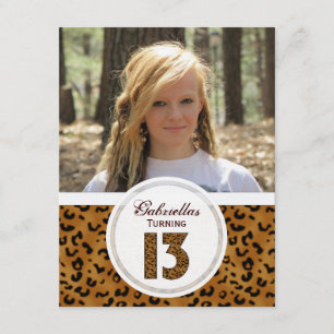 Convite 13 de Leopard Imagem:Convite de festas