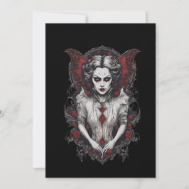 Convite 13 vampiros do Halloween, b, monstro assustador, h