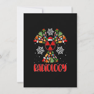 Convite 14RZ Radiologia Santa Hat Natal Merry Xmas Xray