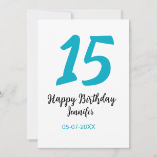 Convite 15 aniversário quiencenera adicionar data ano temp