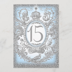 Convite 15 Uma vez princesa azul