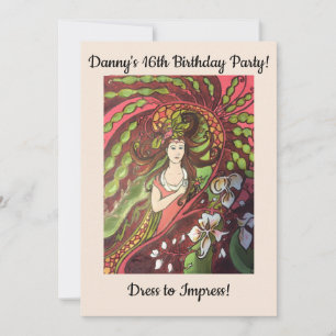 Convite 16ª Festa de aniversário - Legal Garota