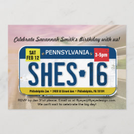 Convite 16º Aniversário da Pensilvânia