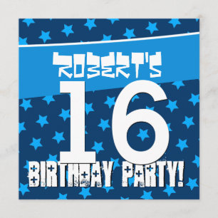 Convite 16º Aniversário das Estrelas Azuis D4241