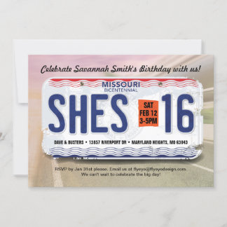 Convite 16º Aniversário do Missouri