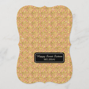 Convite 16º Estilo Gatsby do Excelente de Gelam de Festa d