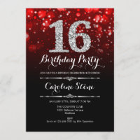 16.º aniversário - Prata Vermelha