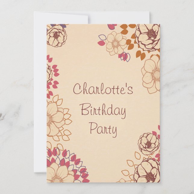 Convite 17º Aniversário da Mulher - Fala Moderna (Frente)