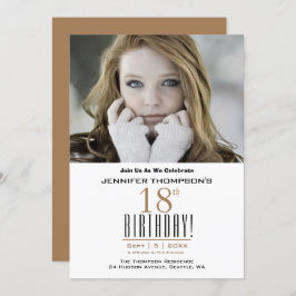 Convite 18º aniversário - Festa de Fotografia