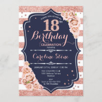 18.º aniversário - Marinho Rosa Dourado e faixas b