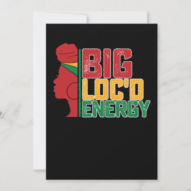Convite 19º Big Loc Energy Black Freedom (Frente)