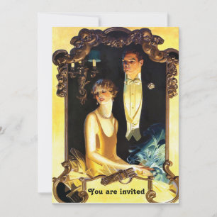 Convite 1920 Art Nouveau - Formulário Personalizado