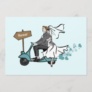 Convite 1950 do casamento vintage