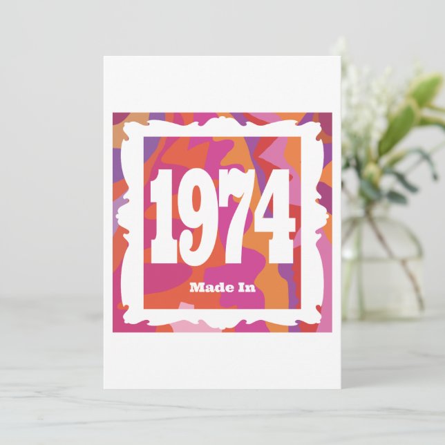 Convite 1974 - Feito Em 1974 (Em pé/Frente)