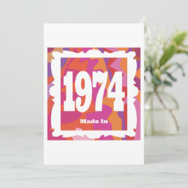 Convite 1974 - Feito em 1974