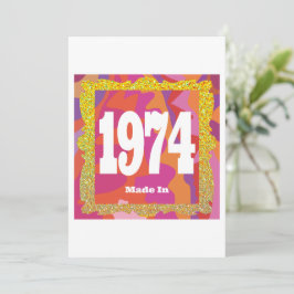 Convite 1974 - Feito em 1974