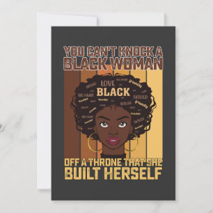 Convite 19 Melanin não consegue derrubar uma mulher negra