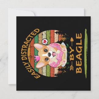 Convite 1 Facilmente Distraído Por Beagle