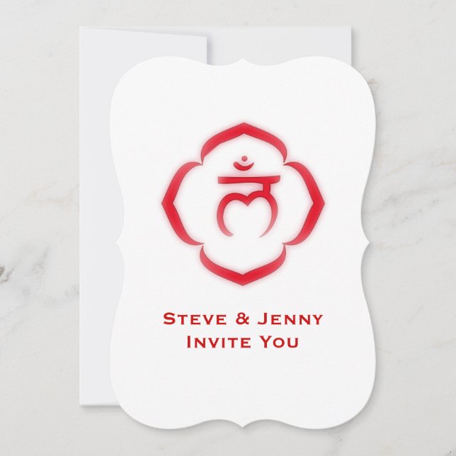 Convite 1rua Chakra (raiz chakra) (Frente)