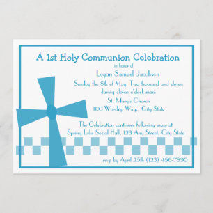 Convite 1rua Communion Cross
