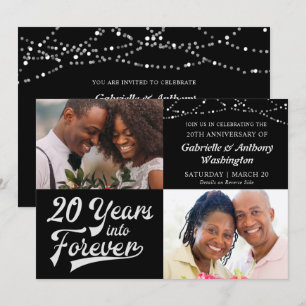 Convite 20º Aniversário 20 ANOS PARA A ETERNIDADE