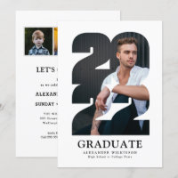 2022 Modern Typografia Trendy 4 Graduação Fotográf