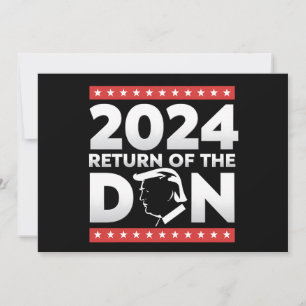 Convite 2024 Retorno do Don Trump 45 47 Presidente dos EUA