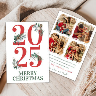 Convite 2025 Christmas Photo Card