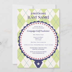 Convite 2026 Candidato Político Golf Scramble Fundraiser