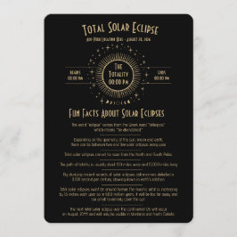 Convite 2026 Eclipse Solar Estrelas Celestiais Fatos Diver