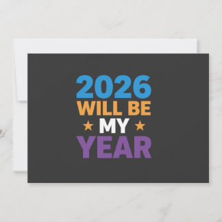 Convite 2026 Será Meu Ano Inspirador Novos Começos