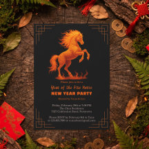 2026 Year of the Fire Horse Chinese Zodiac Party
