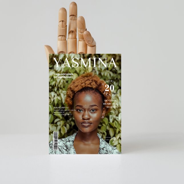 Convite 20 de cobrir de na moda (Criador carregado)