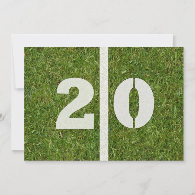 Convite 20o Festa de aniversário! (Frente)