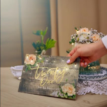 21 Flores Rústicas De Madeira Festa de aniversário