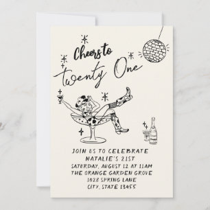 Convite 21 ruas Desenhou Foto Costeira De Cowgirl No Anive