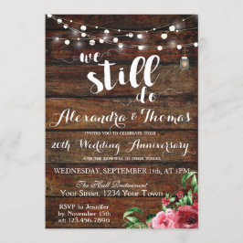 Convite 25º Aniversário de Casamento, Ainda Fazemos Aniver