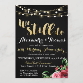 Convite 25º Aniversário de Casamento, Ainda Fazemos Aniver