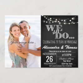 Convite 25º Aniversário de Casamento, Ainda Fazemos Aniver