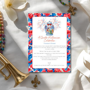 Convite 250º aniversário da Parada e do Partido Ginger Jar