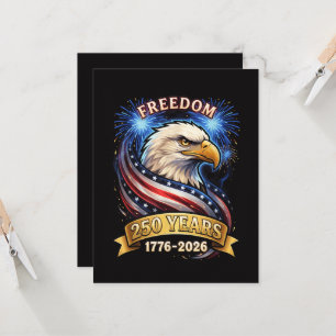 Convite 250º Aniversário EUA 1776-2026 Patriótico American