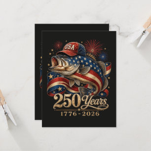 Convite 250 América 1776 2026 Pesca de Robalo Bandeira dos