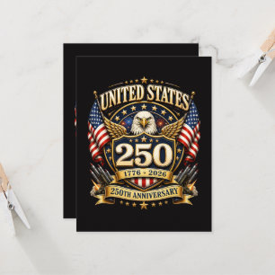 Convite 250 Aniversário EUA 250 Anos