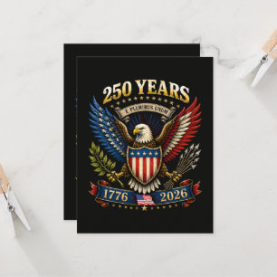 Convite 250 Anos América 1776 2026 250º Aniversário