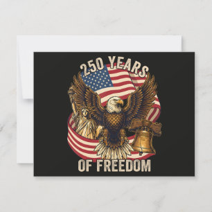 Convite 250 Anos Americano 1776-2026